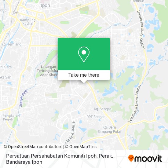 Persatuan Persahabatan Komuniti Ipoh, Perak map
