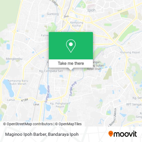 Maginoo Ipoh Barber map