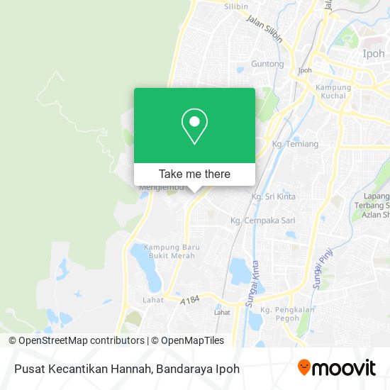 Pusat Kecantikan Hannah map