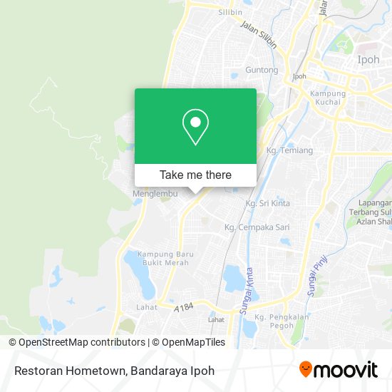 Restoran Hometown map