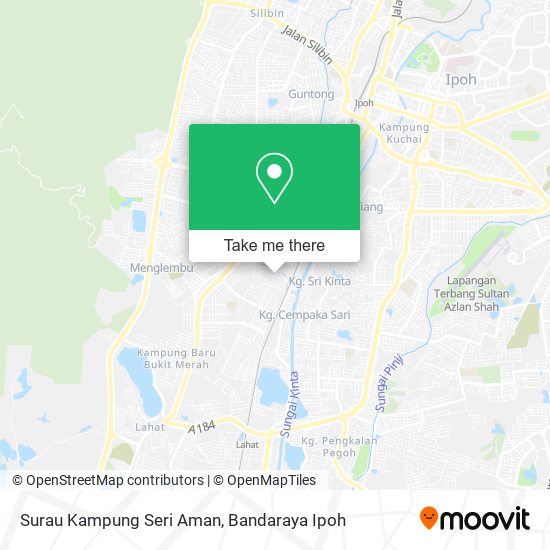 Peta Surau Kampung Seri Aman