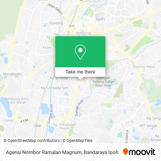 Agensi Nombor Ramalan Magnum map