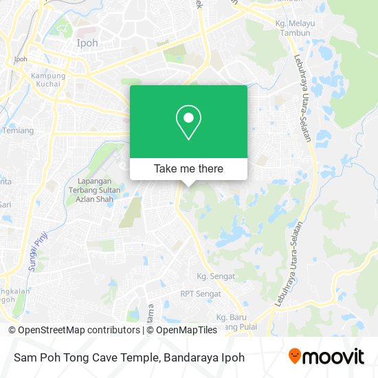 Sam Poh Tong Cave Temple map