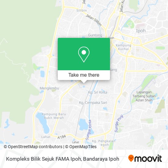 Kompleks Bilik Sejuk FAMA Ipoh map