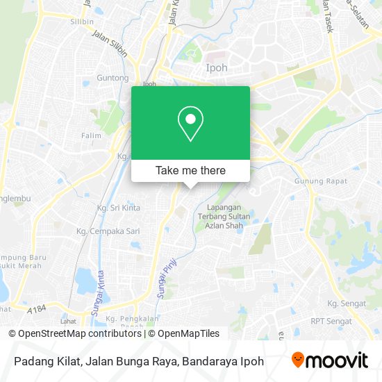 Padang Kilat, Jalan Bunga Raya map