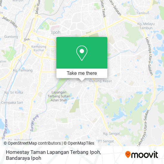 Peta Homestay Taman Lapangan Terbang Ipoh