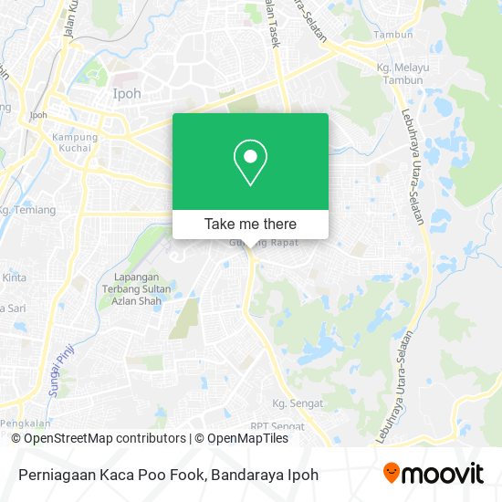 Perniagaan Kaca Poo Fook map