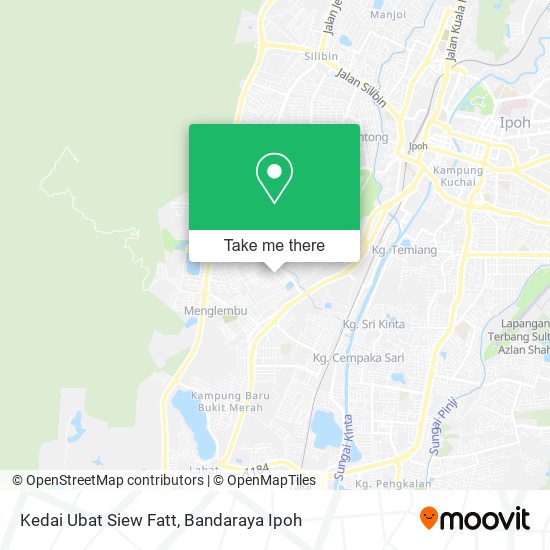 Kedai Ubat Siew Fatt map
