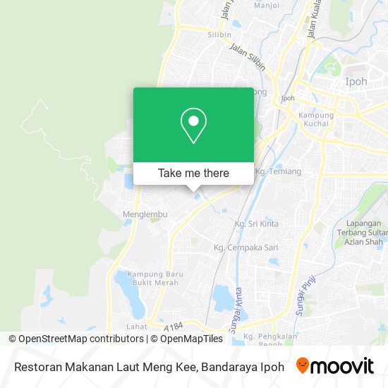 Restoran Makanan Laut Meng Kee map