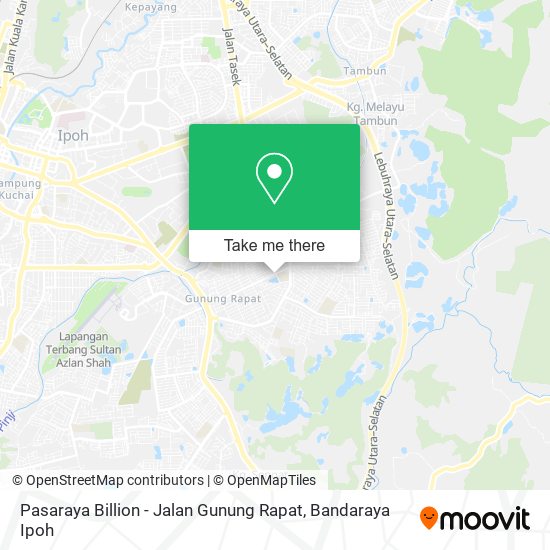 Pasaraya Billion - Jalan Gunung Rapat map