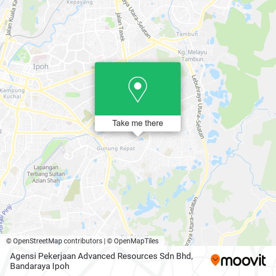 Agensi Pekerjaan Advanced Resources Sdn Bhd map