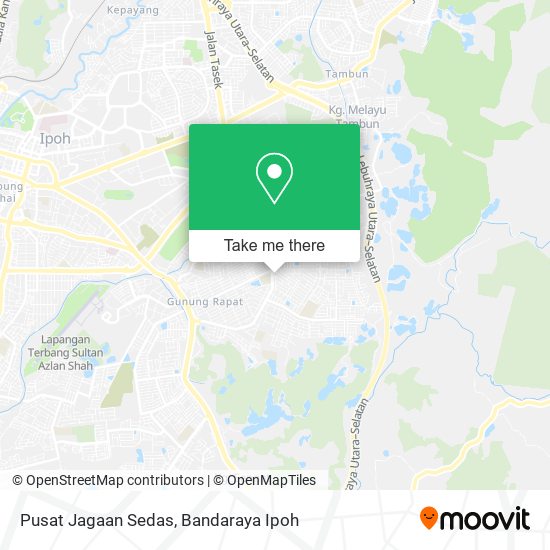Pusat Jagaan Sedas map