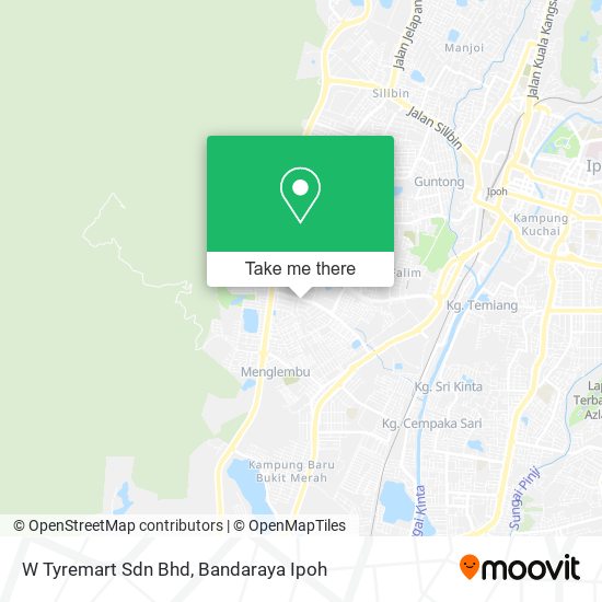 W Tyremart Sdn Bhd map