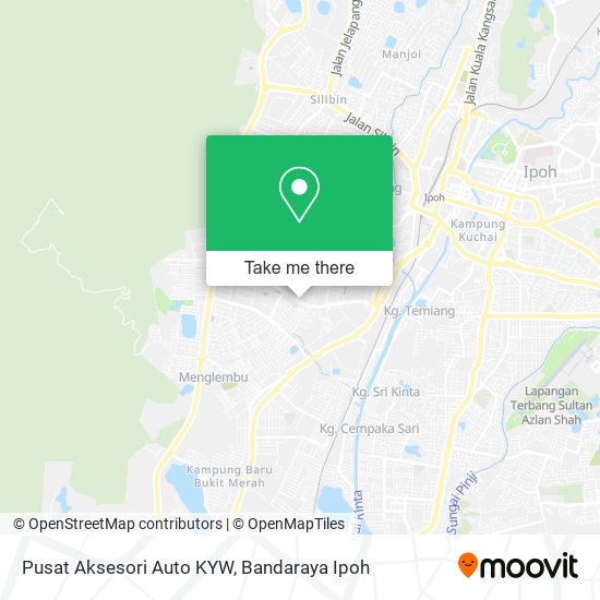 Peta Pusat Aksesori Auto KYW