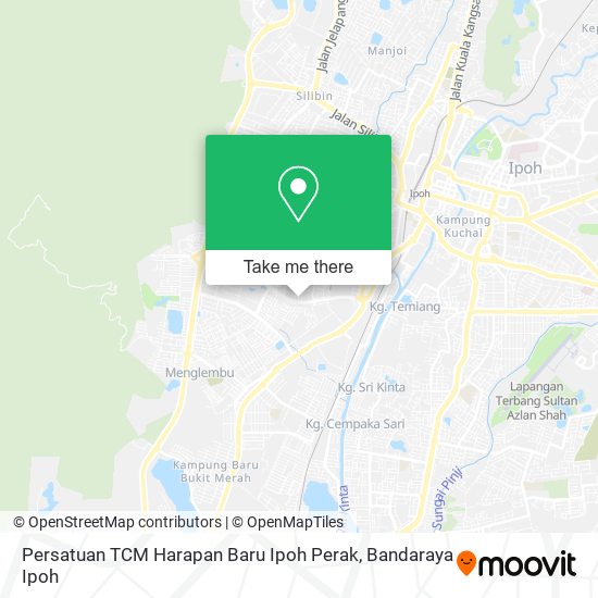 Peta Persatuan TCM Harapan Baru Ipoh Perak