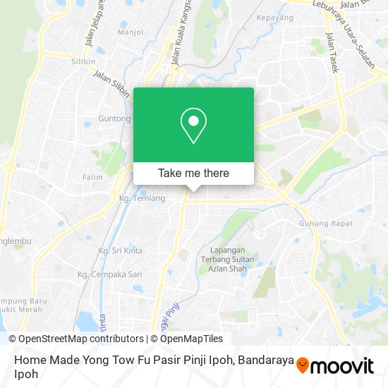 Peta Home Made Yong Tow Fu Pasir Pinji Ipoh