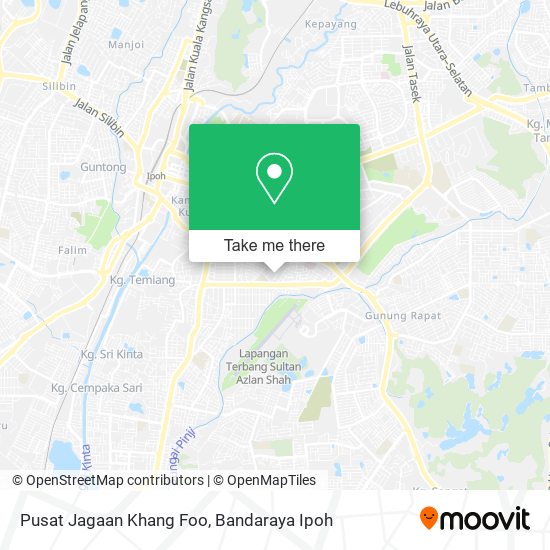 Peta Pusat Jagaan Khang Foo