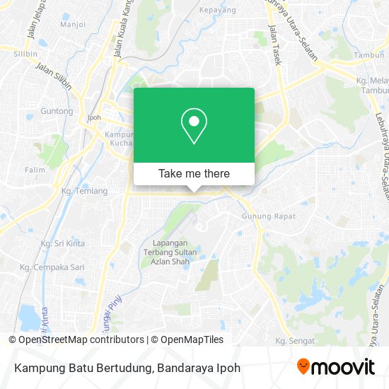 Peta Kampung Batu Bertudung