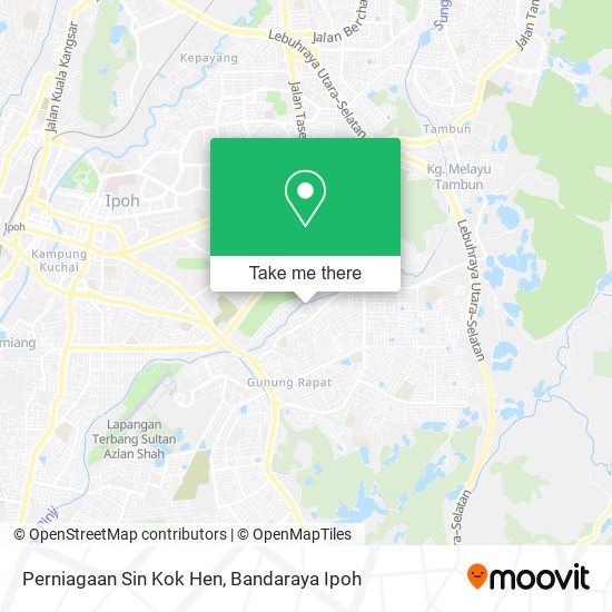 Perniagaan Sin Kok Hen map