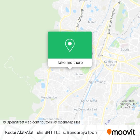 Peta Kedai Alat-Alat Tulis SNT I Lalis