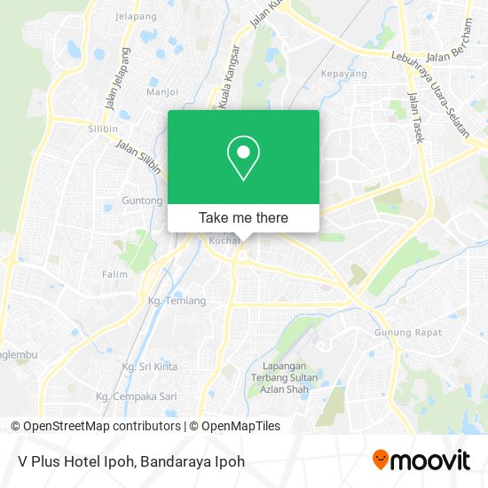 V Plus Hotel Ipoh map