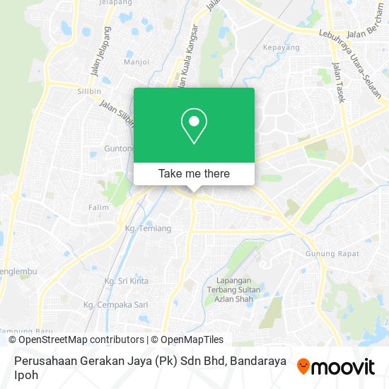 Peta Perusahaan Gerakan Jaya (Pk) Sdn Bhd