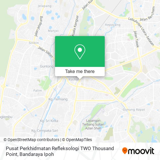 Pusat Perkhidmatan Refleksologi TWO Thousand Point map