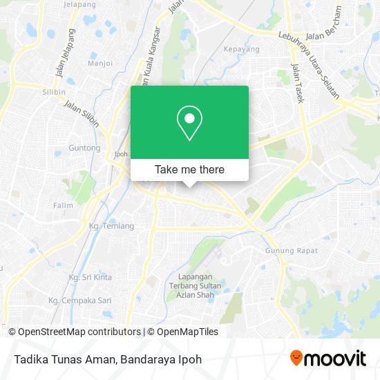 Tadika Tunas Aman map