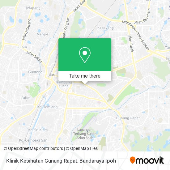 Klinik Kesihatan Gunung Rapat map