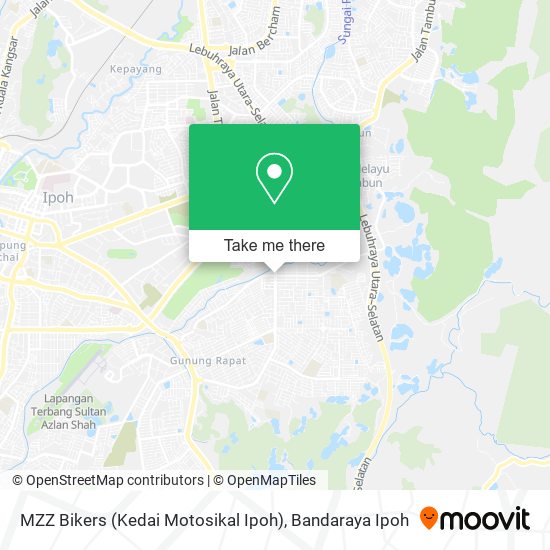 Peta MZZ Bikers (Kedai Motosikal Ipoh)