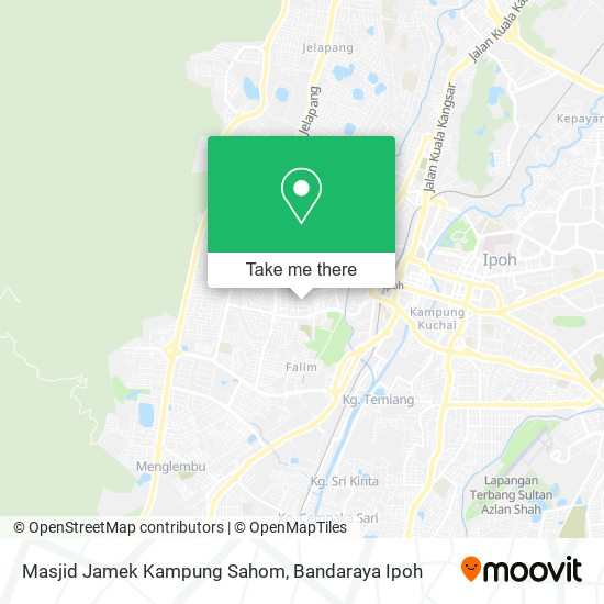 Masjid Jamek Kampung Sahom map