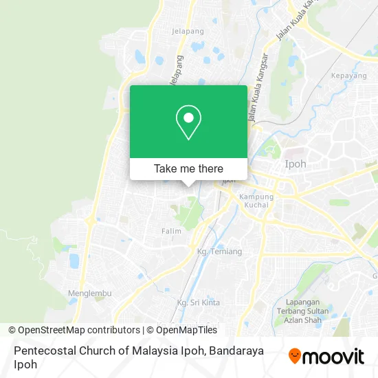 Pentecostal Church of Malaysia Ipoh map