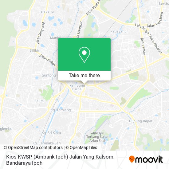 Kios KWSP (Ambank Ipoh) Jalan Yang Kalsom map