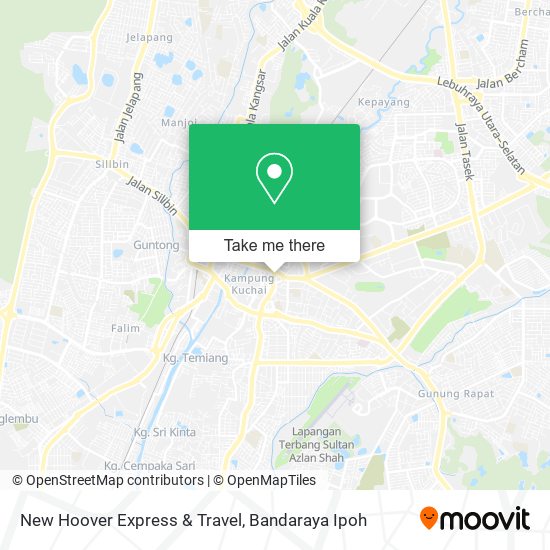 New Hoover Express & Travel map