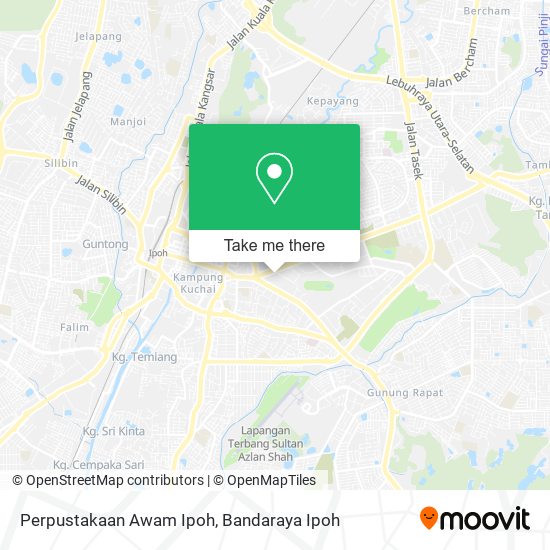Perpustakaan Awam Ipoh map