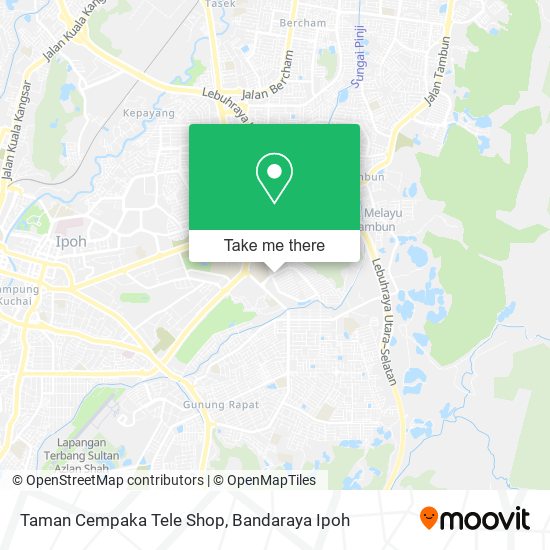 Taman Cempaka Tele Shop map