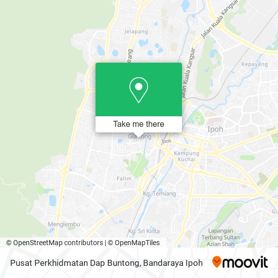 Peta Pusat Perkhidmatan Dap Buntong