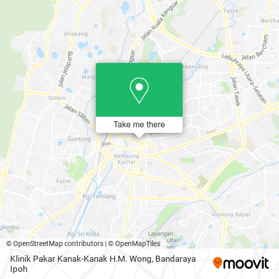 Klinik Pakar Kanak-Kanak H.M. Wong map