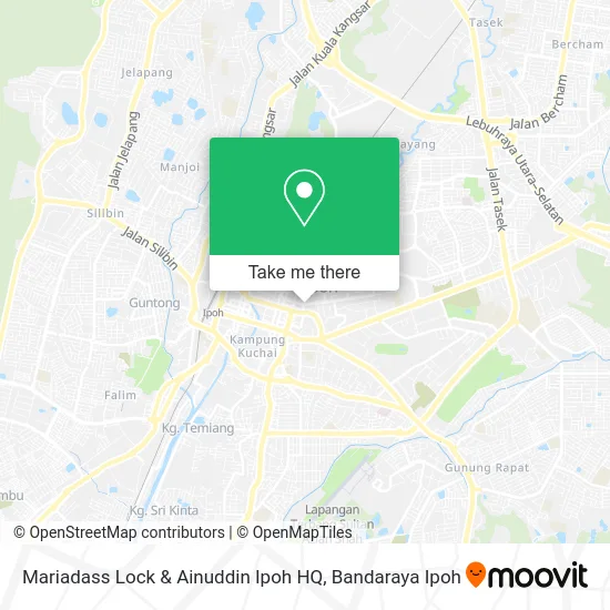 Mariadass Lock & Ainuddin Ipoh HQ map