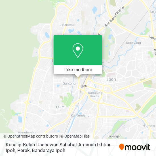 Kusaiip-Kelab Usahawan Sahabat Amanah Ikhtiar Ipoh, Perak map