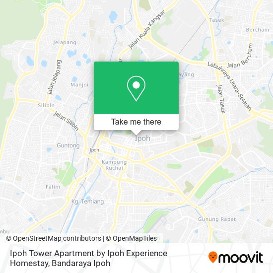 Ipoh Tower Apartment by Ipoh Experience Homestay map