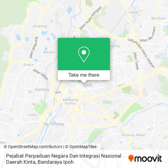 Pejabat Perpaduan Negara Dan Integrasi Nasional Daerah Kinta map