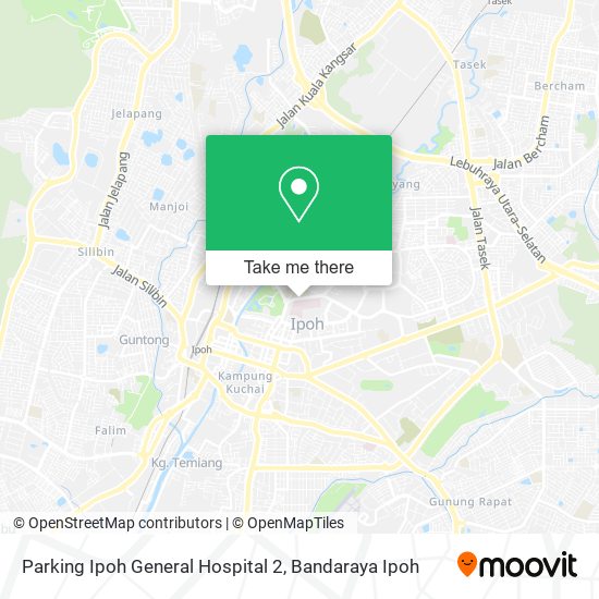 Parking Ipoh General Hospital 2 map