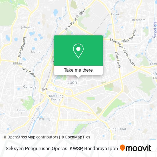 Seksyen Pengurusan Operasi KWSP map