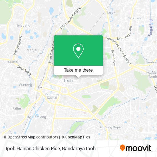Ipoh Hainan Chicken Rice map