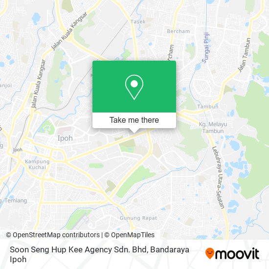 Peta Soon Seng Hup Kee Agency Sdn. Bhd