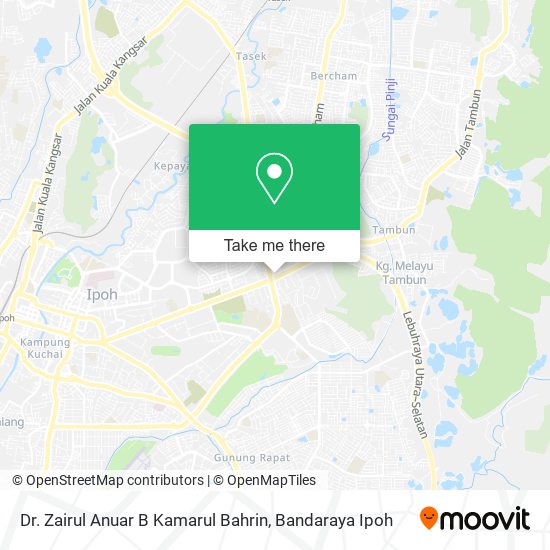 Dr. Zairul Anuar B Kamarul Bahrin map