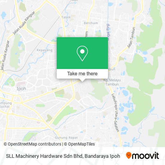 SLL Machinery Hardware Sdn Bhd map