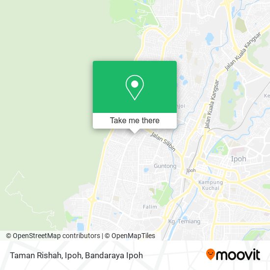 Taman Rishah, Ipoh map