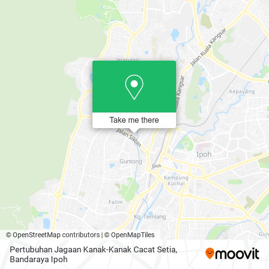 Pertubuhan Jagaan Kanak-Kanak Cacat Setia map